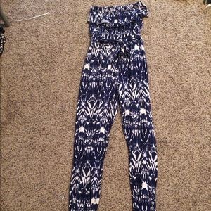 Rue 21 ruffle jumpsuit